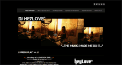 Desktop Screenshot of djheylove.com